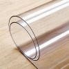 3mm Thick Table Protector,Odorless Clear Table Cover Protector,Anti-Hot Table Cloth,100% Waterproof Transparent Tablecloth,for Coffee Table,Dining Table,Writing Desk (90x150cm/35x59in) view 1