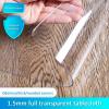 1.5mm Thick Clear Table Cover Protector,PVC Soft Glass Tablecover Waterproof Transparent Tablecloth Pad Mat,for Banquet Dinner Table Coffee Table Night Stand Computer (120x140cm/47x55in) view 3