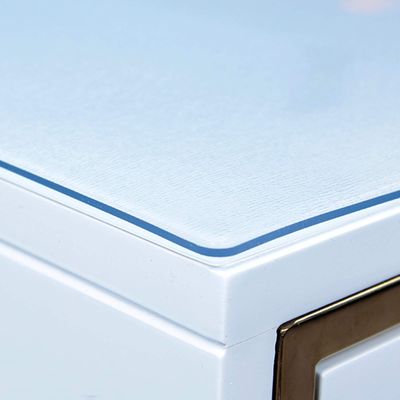 3mm Thick Table Protector,Transparent Tablecloth,Clear Table Cover Protector,Heat Resistant (Up to 176F),Frosted Table Cover,Waterproof PVC Protector,Desk Pad,55 Sizes (70x160cm/28x63in)