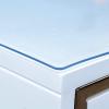 3mm Thick Table Protector,Transparent Tablecloth,Clear Table Cover Protector,Heat Resistant (Up to 176F),Frosted Table Cover,Waterproof PVC Protector,Desk Pad,55 Sizes (70x240cm/28x94in) view 1
