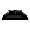 Prolinemax Style V1 Twin Size Velvet Knife Edge Indoor Daybed Bolster Pillow Cushion Mattress Fitted Sheet |Cover ONLY| AD374 view 1