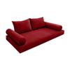 Cover ONLY Model V1 Twin Velvet Knife Edge Indoor Daybed Mattress Cushion AD369 view 1
