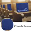 20pcs Reserved Chair Signs 11 x 22 inch Reserved Pew Cloths Double-sided Thickened 600d Oxford Reserved Seating Placeholder for Church Pew Seats Wedding Seating Decoration navy blue view 4