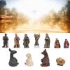 CHICIRIS Christmas Resin Nativity Sets, Nativity Scene Figurine Set,11 Pcs Christmas Resin Nativity Sets Vivid Lifelike Christmas Ornament Gifts for Holiday Desktop Decoration view 3
