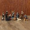 CHICIRIS Christmas Resin Nativity Sets, Nativity Scene Figurine Set,11 Pcs Christmas Resin Nativity Sets Vivid Lifelike Christmas Ornament Gifts for Holiday Desktop Decoration view 4
