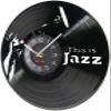 Vinyl Mural 30Cm Vinyl Record Crafts Wall Clock Saxophone Music Instrument Retro Clock Music Studio Decor Watch Sax Player Gift view 2