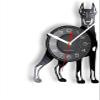 Black Vinyl Wall Clock 12Inch Doberman Pinscher Puppy Laser Cut Out Vinyl Record Wall Clock Fierce Dobermann Police Dog Home Decor Retro Album Disk Watches view 1