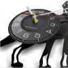 Black Vinyl Wall Clock 12Inch Doberman Pinscher Puppy Laser Cut Out Vinyl Record Wall Clock Fierce Dobermann Police Dog Home Decor Retro Album Disk Watches view 4