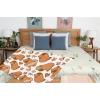 ARTBLANKET Capybara Floral Throw Blanket Fannel Fleece Super Soft Funny Blanket Travel Throw Blanket for Bed Couch Sofa 120 x 90 Inch for Family view 3