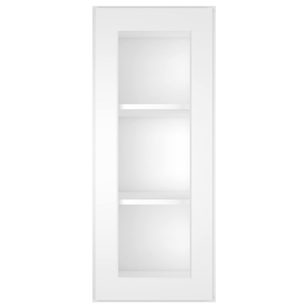 LOVMOR Wall Mounted Cabinet, Medicine Cabinet, Over-The-Toilet Storage with Soft Close Door & Adjustable Shelf for Bathrooms, Kitchens(Glass Not Included).