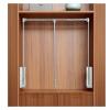 Closet Rod Closet Adjustable Side-Mounted Pull-Down Closet Rod, Closet Hanger Rail with Telescopic Handle and Mounting Hardware, 20kg Load Capacity (Size : 450-600mm) view 1