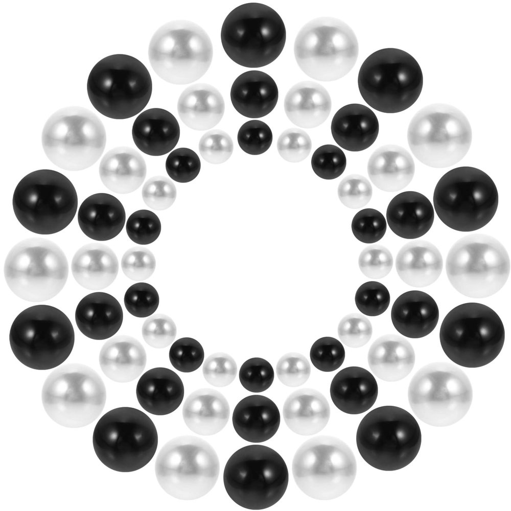 FOMIYES Elegant Vase Filler Decor 400pcs Imitation Pearls Floating Fake Pearl Beads