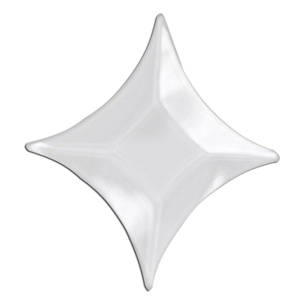 3"X4-1/4" Star Clear Glass Bevel 10 Pack