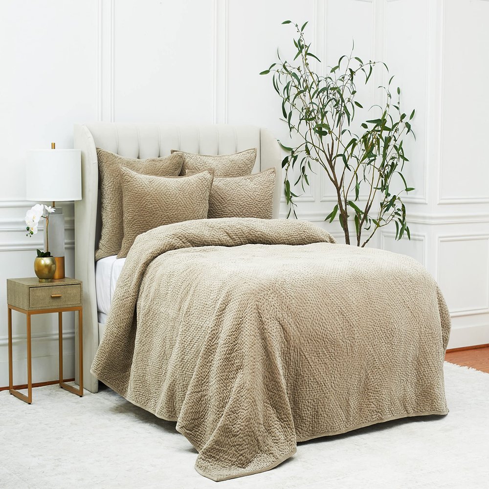 ELISABETH YORK Vela French Grey King Quilt King Grey