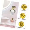 Zerodeko Wall Mounted Dinosaur Toilet Paper Rack Creative Design Space-Saving Paper Holder for Bathroom and Kitchen Easy Installation Fun for Boys and Girls and Adults view 3