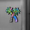 BRITTO Romero Large Decorative Multi-Use Rubber Magnet, Palm Tree view 3