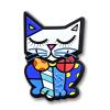 BRITTO Romero Large Decorative Multi-Use Rubber Magnet, Sam Cat view 1