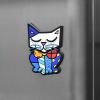 BRITTO Romero Large Decorative Multi-Use Rubber Magnet, Sam Cat view 3