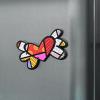 BRITTO Romero Large Decorative Multi-Use Rubber Magnet, Flying Heart view 3