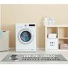 Benissimo-Modern Mat, 24"x62" Ultra-Thin Laundry Room Mat, Funny Non Slip Laundry Mats, Machine Washable, Runner Floor Mat for Washroom, Bathroom, Clean & Single view 3