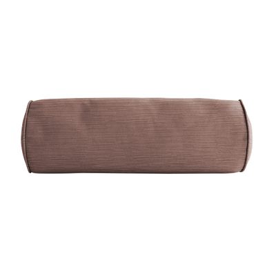 Sorra Home Corded Bolster Pillow, 20" x 8" x 8", Rose