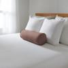 Sorra Home Corded Bolster Pillow, 20" x 8" x 8", Rose view 2