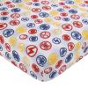 NoJo Marvel Spidey and His Amazing Friends Blue, Red, Yellow, and Green, Team Up 4 Piece Toddler Bed Set - Comforter, Fitted Bottom Sheet, Flat Top Sheet, and Reversible Pillowcase view 3