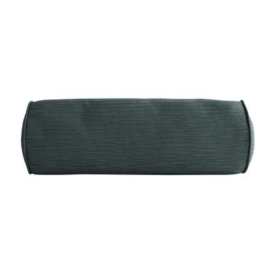 Sorra Home Corded Bolster Pillow, 20" x 8" x 8", Oasis