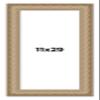 11x29 Frame Ornate Silver Beaded Solid Wood Picture Frame Width 2.5 Inches | Interior Depth 1 Inches | Museo Silver Ornate Photo Frame Complete with UV Acrylic, Foam Board Backing & Hanging Hardware view 1