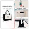 Binggemen Initial Canvas Tote Bag, Personalized Birthday Gifts for Women Mom Friends Teachers, Monogrammed Tote Bags Suitable for Mother's Day Wedding Beach (Letter L) view 4