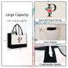 Binggemen Initial Canvas Tote Bag, Personalized Birthday Gifts for Women Mom Friends Teachers, Monogrammed Tote Bags Suitable for Mother's Day Wedding Beach (Letter P) view 4