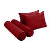 Cover ONLY Model V1 Twin Velvet Contrast Indoor Daybed Mattress Cushion AD369 view 3