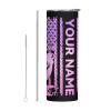 Custom Mermaid Skinny Tumbler Gifts, 20 OZ Straight Tumbler with Straw & Lid Mug Double Wall Vacuum Insulated, Water Tea Coffee Tumblers Gift for Women Men Teen Birthday Anniversary view 1