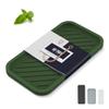 EG-SIPRO Silicone Sponge Holder, Large 10" Kitchen Sink Organizer Tray with Soap & Sponge Holder for Bathroom Counter & Dish Soap view 1