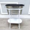 FixtureDisplays Tub Stand for Ice Bucket Party Mobile Drink Beverage Rack White 21844-NF view 2