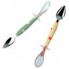 Toddmomy Grapefruit Spoons Half Serrated Citrus Fruit Vintage Dessert Spoons Serrated Spoon Baby Food Tableware for Kitchen view 1