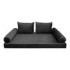 Cover ONLY Model V1 Twin Velvet Contrast Indoor Daybed Mattress Cushion AD350 view 2