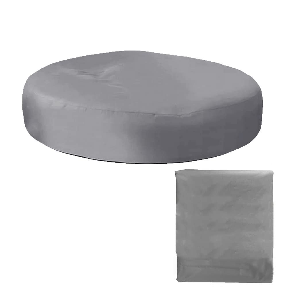 SXBCyan Round Waterproof Sofa Bed Inner Liner Cover Beanbag Pouf Insert Lining Case Cushion Pillowcase Wash Bag (Color : No Waterproof Liner, Size : 185x90cm)