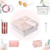 Sieral 10 Pcs Flower Girl Proposal Box Gifts Will You Be My Flower Girl Proposal Box Set 14oz Tumbler Canvas Bag Scrunchies Robe Sunglasses Diamond Pen Card Envelope for Wedding Party(Size 8) view 4