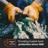 GLOVEWORKS Nitrile Gloves Disposable Orange 8 mil, Medium 5 Boxes of 100 view 3