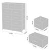 AZL1 Life Concept 11-Drawer Dresser, Fabric Storage Tower for Bedroom, Living Room, Large Tall Dressers for Bedroom with Wooden Top and Metal Frame, Bedroom Dressers & Chests of Drawers, Dark Grey view 3