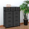 AZL1 Life Concept 11-Drawer Dresser, Fabric Storage Tower for Bedroom, Living Room, Large Tall Dressers for Bedroom with Wooden Top and Metal Frame, Bedroom Dressers & Chests of Drawers, Dark Grey view 4
