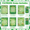 Chinco 127 Pcs St. Patrick's Day Games Cards Lucky Shamrock Cards St. Patrick's Day Party Game Trivia Game for Adults Kids Irish Classroom Games Activities Birthday Party Supplies view 3