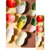 Appetizer Plates Snack Bowls Ceramic tableware creative beet dried fruit plate snack plate fruit plate home vegetable plate snack candy plate Salad Plates Dinner Plates view 3