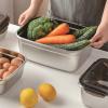 304 Stainless Steel Large Food Storage Container with Lids Airtight Metal Food Containers Stackable Meal Prep Leftover Containers for Freezer Fridge Oven Dishwasher Safe (Size : 7500ML) view 4