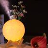 Desk Humidifier 1600ml USB Power Warm Light Moon Style Timing Function Lunar Humidifier for Bedroom Office Cafe Lunar Humidifier view 2