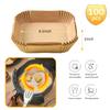 Ailun Air Fryer Disposable Paper Liners, 100PCS 6.5inch Round and Air Fryer Disposable Paper Liners, 100PCS 6.5inch Square view 3