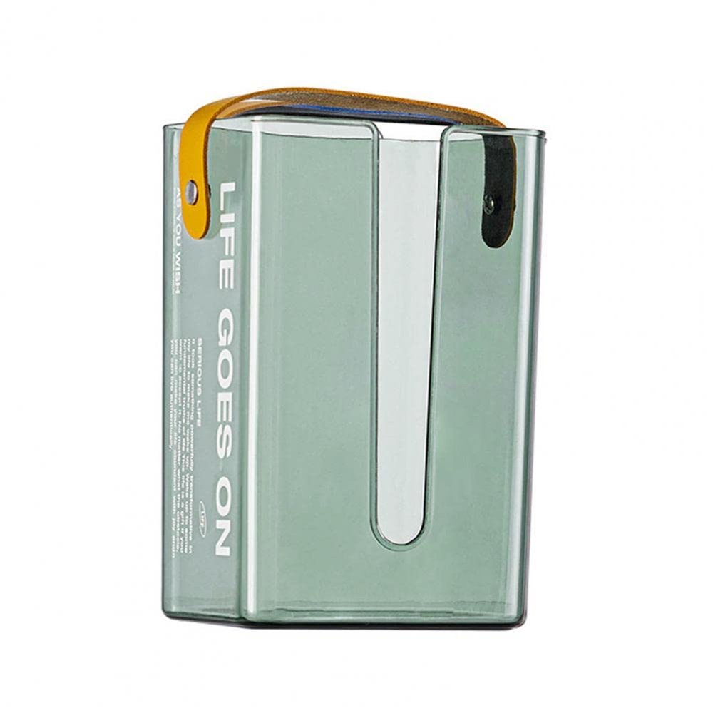 GAROCC Tissue Holder Minimalist Tissue Box Rounded Edge Tissue Box Rectangle Anti-Aging Paper Dispenser Napkin Box Anti-Dust Home Car Organizer (Color : Green)
