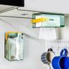 GAROCC Tissue Holder Minimalist Tissue Box Rounded Edge Tissue Box Rectangle Anti-Aging Paper Dispenser Napkin Box Anti-Dust Home Car Organizer (Color : Green) view 4