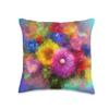 Beautiful Flower Bouquet Colourful Floral Arrangement Plant Throw Pillow view 1
